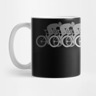 Fight. To. The. Line. For the cyclist. For the competitor. Mug